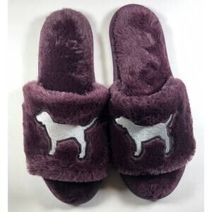 Victoria's Secret Luxury Burgundy Women's Slippers - Size 5-6 - Brand New